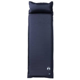 Vidaxl matelas de camping avec oreiller autogonflant 1 personne gris