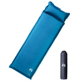 Vidaxl matelas de camping avec oreiller autogonflant 1 personne turquoise
