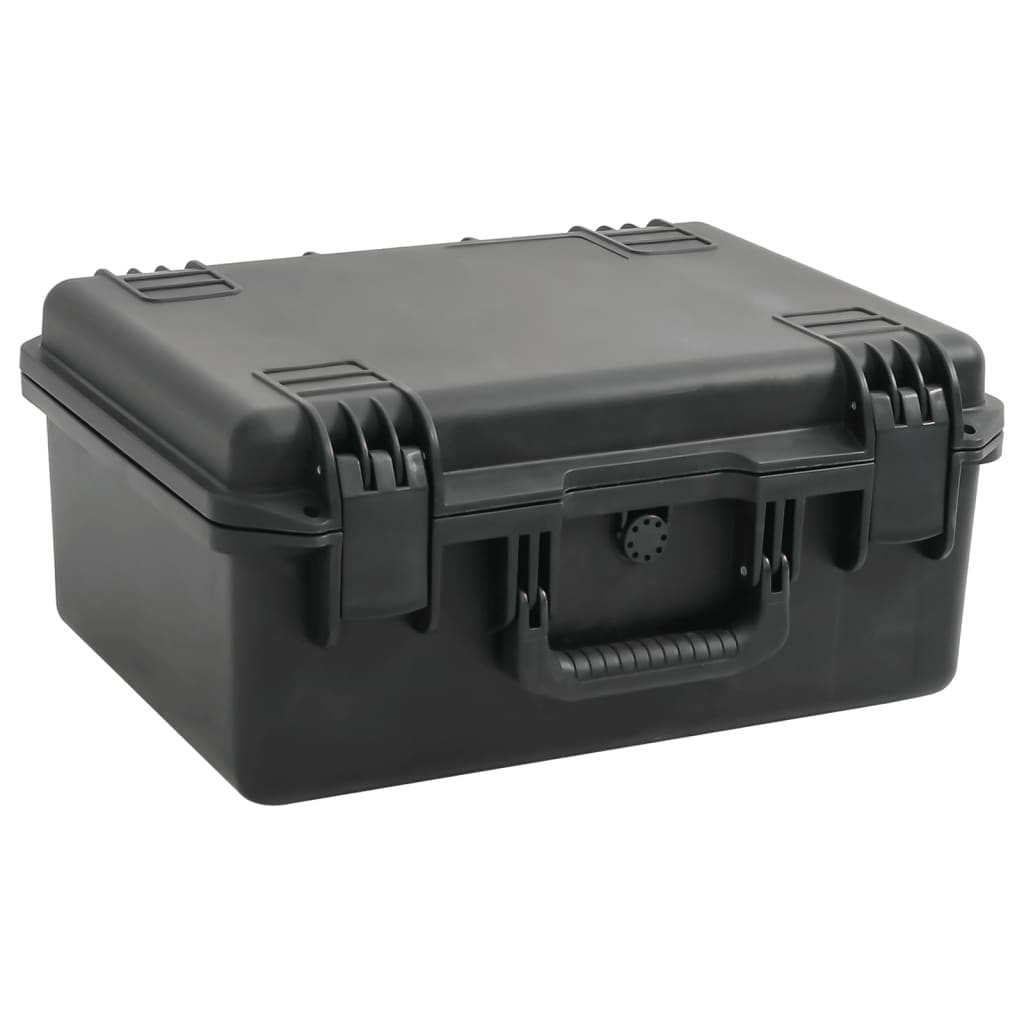 VidaXL flight case portable 49x38x23 cm pp noir