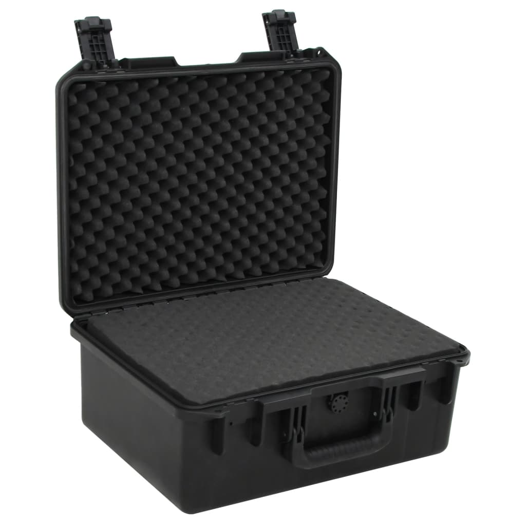 VidaXL flight case portable 49x38x23 cm pp noir