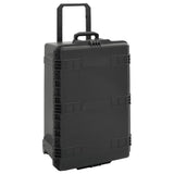 Vidaxl flightcase draagbaar 79,5x52x39 cm pp zwart