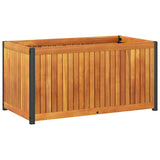 Jardinière Vidaxx 85x45x44 cm bois d'acacia massif et acier