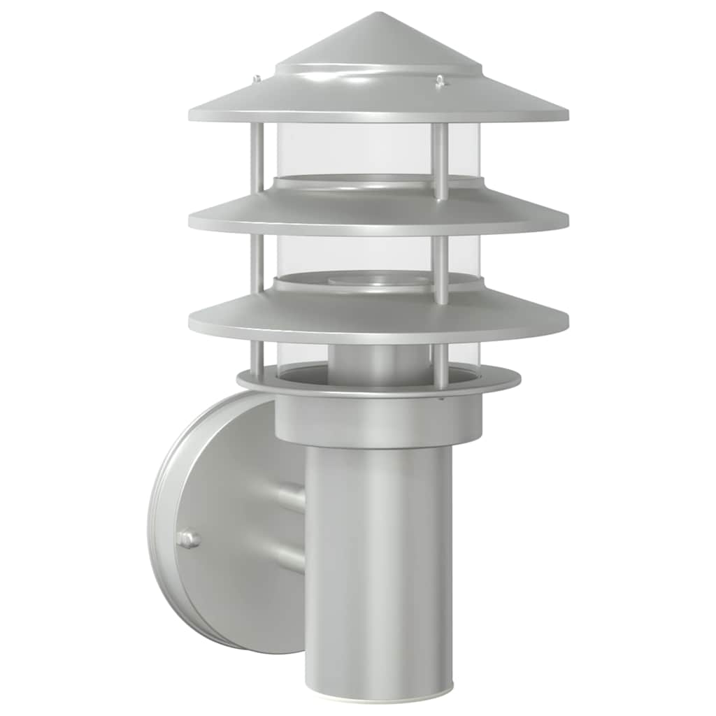 VidaXL applique d'extérieur acier inoxydable couleur argent