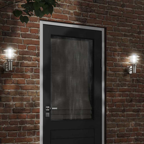 VidaXL applique d'extérieur acier inoxydable couleur argent