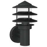 Vidaxx applique d'extérieur acier inoxydable noir