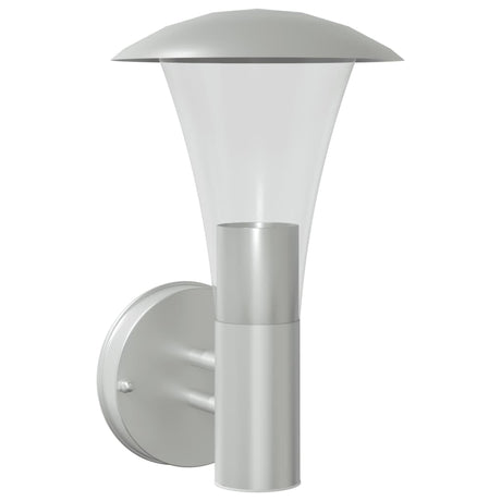 VidaXL applique d'extérieur acier inoxydable couleur argent