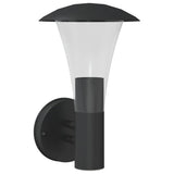 Vidaxx applique d'extérieur acier inoxydable noir