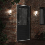 Vidaxx appliques d'extérieur 2 pcs acier inoxydable couleur argent