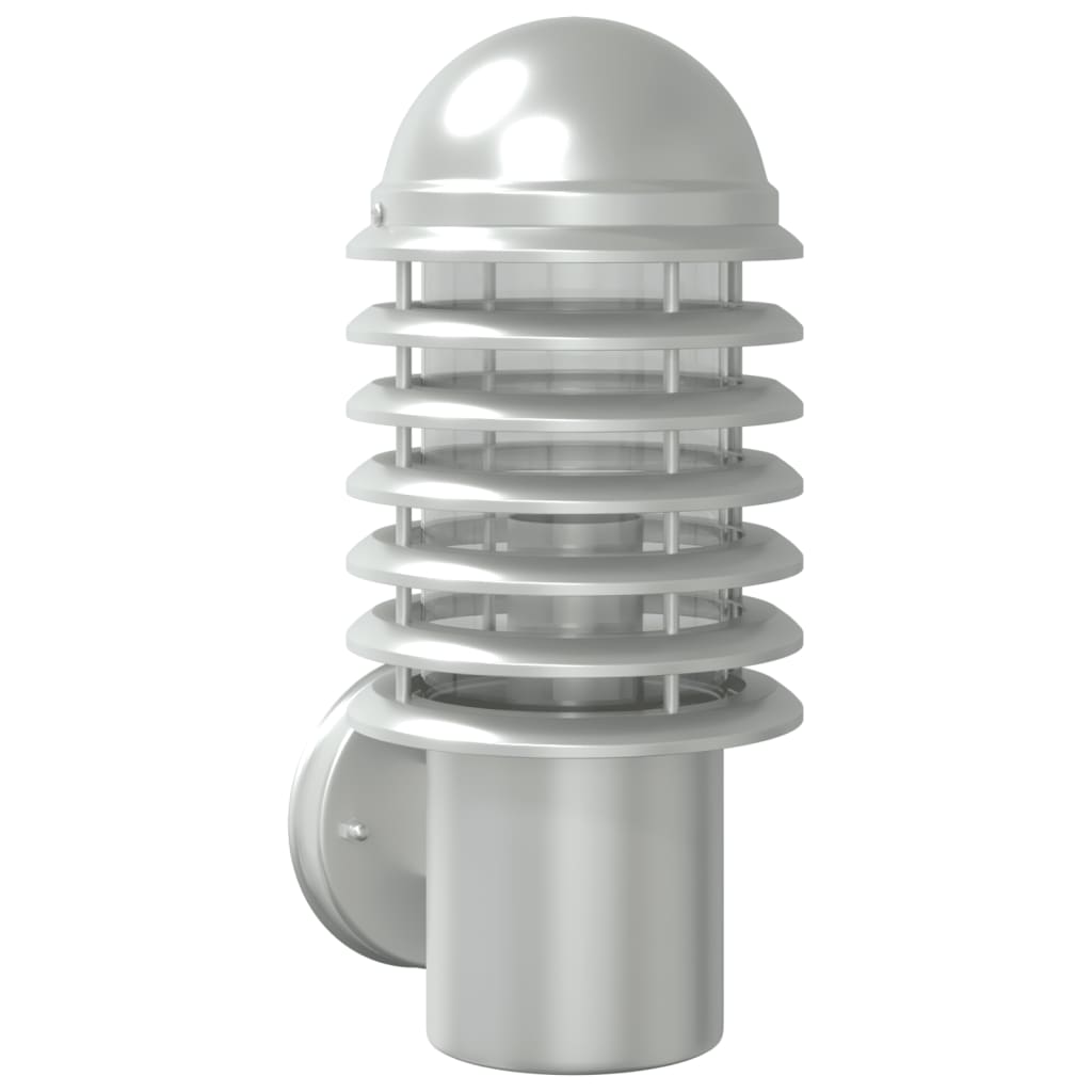 VidaXL applique d'extérieur acier inoxydable couleur argent