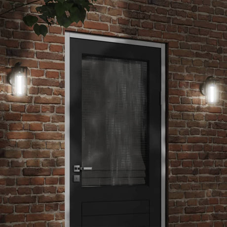 Vidaxx appliques d'extérieur 2 pcs acier inoxydable noir