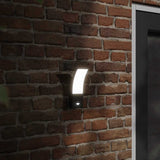 Vidaxx appliques d'extérieur, 2 pcs LED avec capteurs, fonte d'aluminium noir