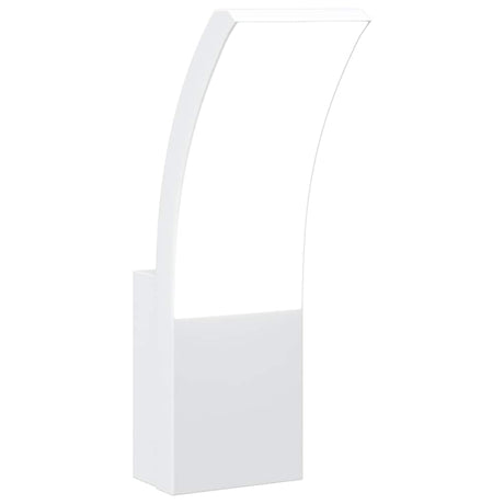 Vidaxx applique d'extérieur LED en fonte d'aluminium blanche