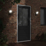 VidaXL appliques d'extérieur 2 pcs LED fonte d'aluminium noir
