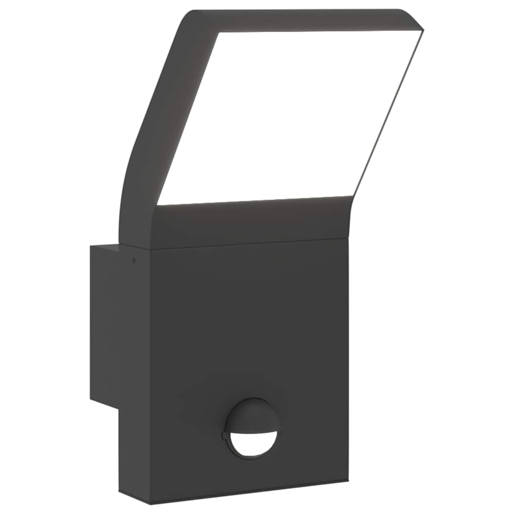 Vidaxx applique d'extérieur LED avec capteurs, fonte d'aluminium noir