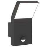 Vidaxx applique d'extérieur LED avec capteurs, fonte d'aluminium noir