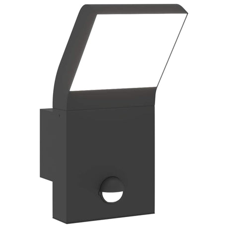 Vidaxx applique d'extérieur LED avec capteurs, fonte d'aluminium noir