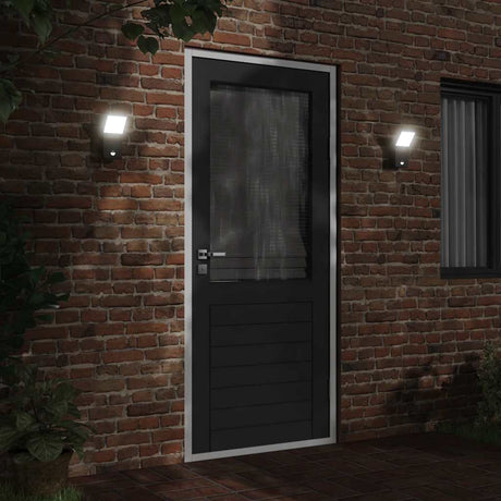 Vidaxx applique d'extérieur LED avec capteurs, fonte d'aluminium noir