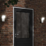Vidaxx applique d'extérieur LED en fonte d'aluminium blanche