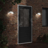 VidaXL appliques d'extérieur 2 pcs LED fonte d'aluminium noir