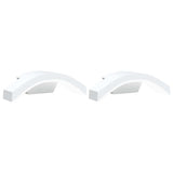 VidaXL appliques d'extérieur 2 pcs LED fonte d'aluminium blanc