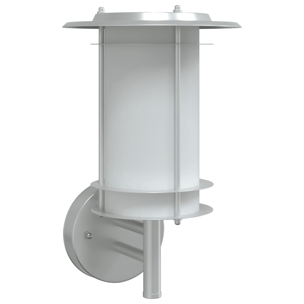 VidaXL applique d'extérieur acier inoxydable couleur argent