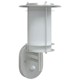 VidaXL applique d'extérieur avec capteur acier inoxydable couleur argent