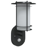 Vidaxx applique d'extérieur avec capteur acier inoxydable noir