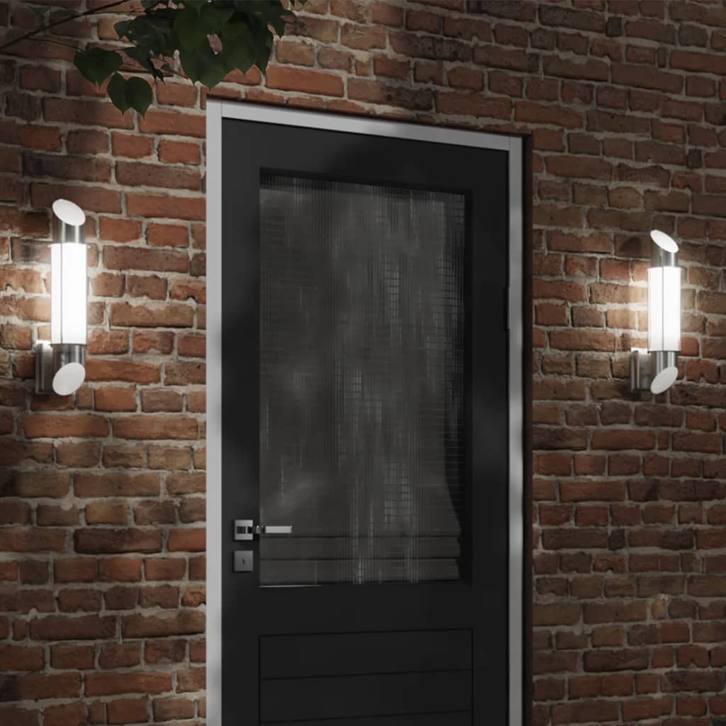 Vidaxx applique d'extérieur acier inoxydable argenté