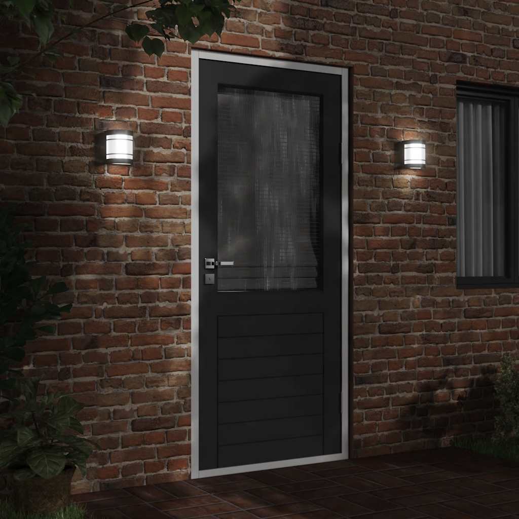 Vidaxx applique d'extérieur acier inoxydable noir