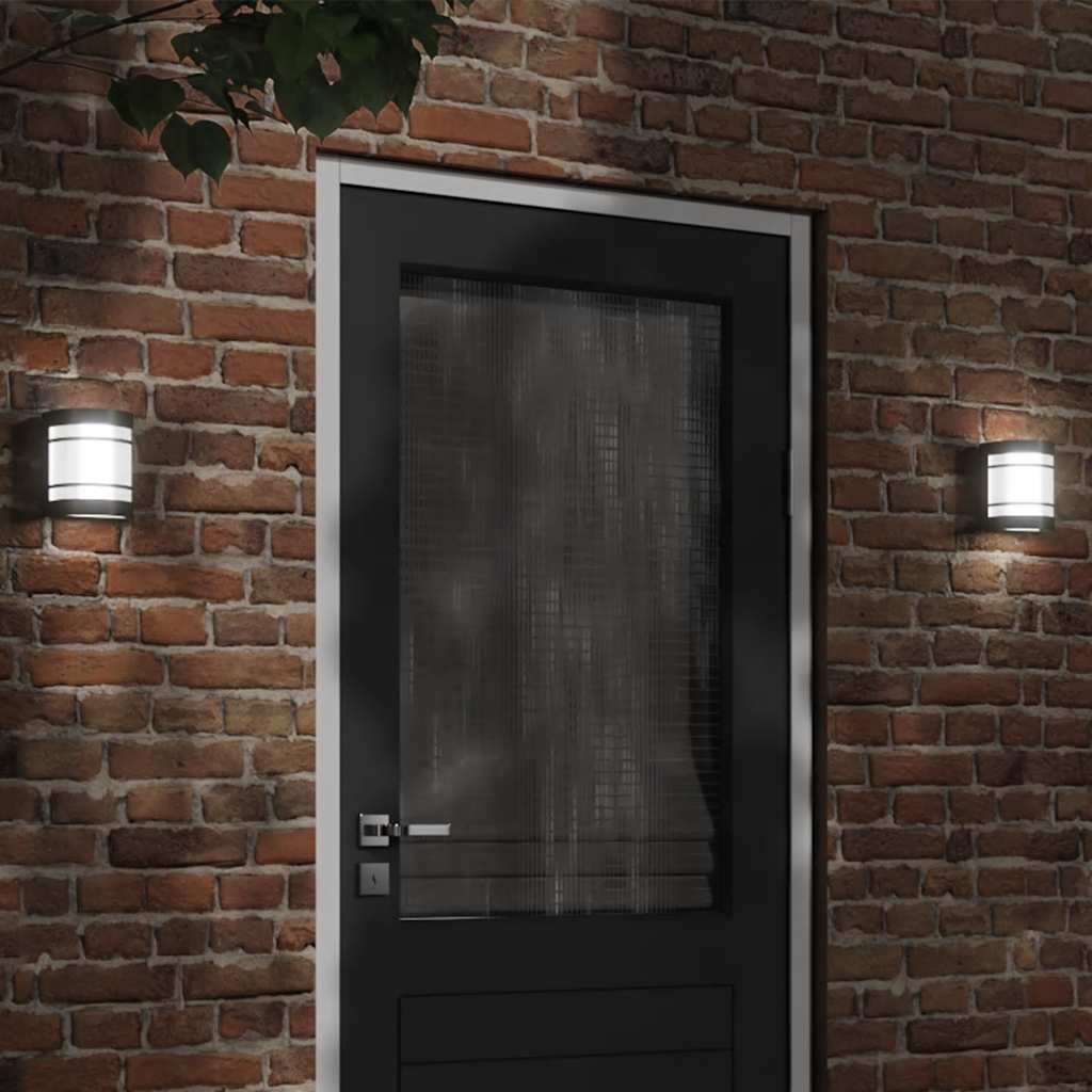 Vidaxx applique d'extérieur acier inoxydable noir
