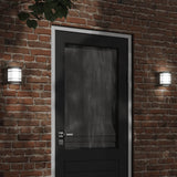 VidaXL appliques d'extérieur 2 pcs acier inoxydable noir