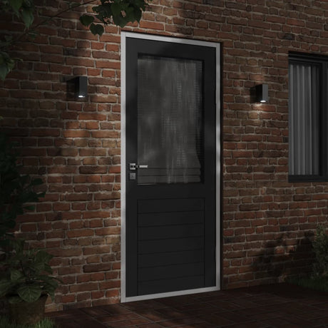VidaXL appliques d'extérieur 2 pcs fonte d'aluminium noir