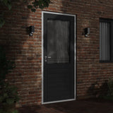 Vidaxx applique d'extérieur avec capteur en fonte d'aluminium noir