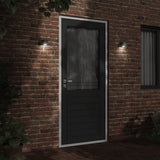 VidaXL appliques d'extérieur 2 pcs fonte d'aluminium noir