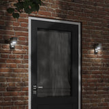 Vidaxx applique d'extérieur avec capteur en fonte d'aluminium noir