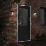 VidaXL appliques d'extérieur 2 pcs fonte d'aluminium noir