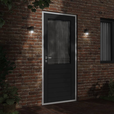 VidaXL appliques d'extérieur 2 pcs fonte d'aluminium noir