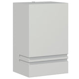 Vidaxx applique d'extérieur acier inoxydable argenté