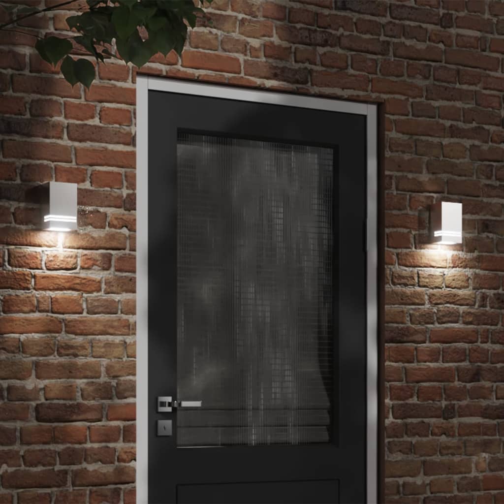 Vidaxx applique d'extérieur acier inoxydable argenté