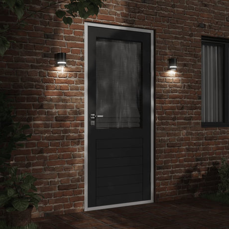 Vidaxx applique d'extérieur en fonte d'aluminium noir
