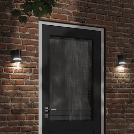 Vidaxx applique d'extérieur en fonte d'aluminium noir