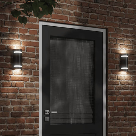 Vidaxx applique d'extérieur en fonte d'aluminium noir