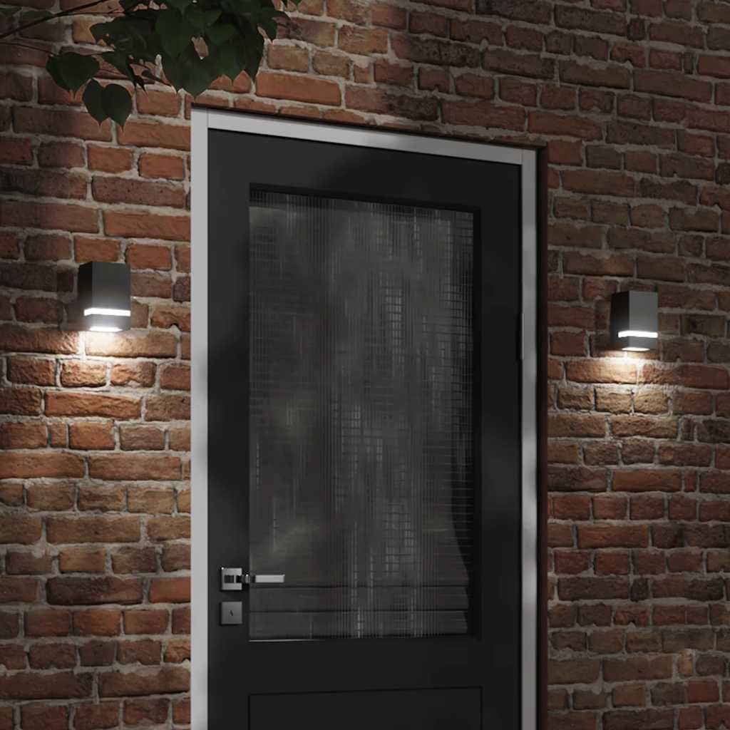 Vidaxx applique d'extérieur acier inoxydable noir