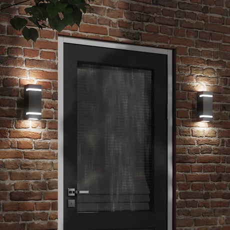 Vidaxx applique d'extérieur acier inoxydable noir