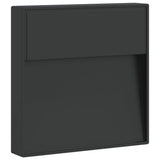 VidaXL applique d'extérieur LED en fonte d'aluminium noir