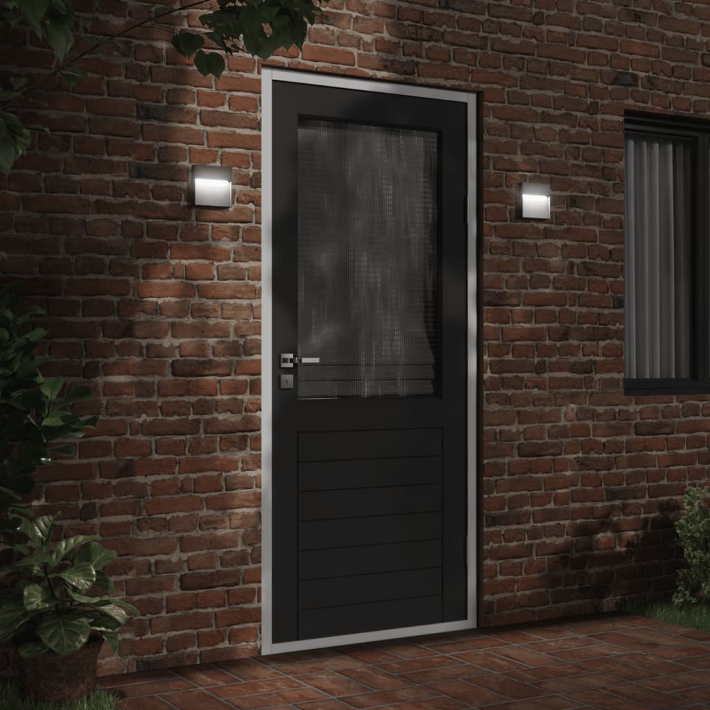 VidaXL applique d'extérieur LED en fonte d'aluminium noir