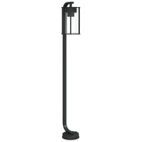 Vidaxx lampadaire d'extérieur 100 cm acier inoxydable noir