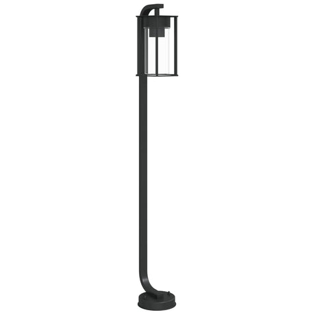 Vidaxx lampadaire d'extérieur 100 cm acier inoxydable noir