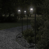 Vidaxx lampadaire d'extérieur 100 cm acier inoxydable noir