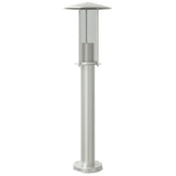 Vidaxx lampadaire d'extérieur 60 cm acier inoxydable argenté